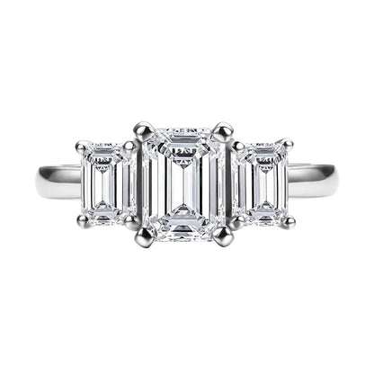 Bague de Fiançailles Femme Moissanite D Color VVS1 - Alda