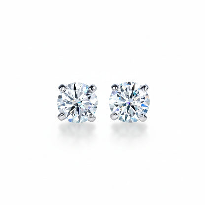 Boucles D'oreilles Clou Moissanite D Color VVS1 - Sora