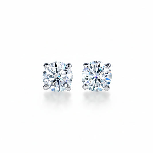 Boucles D'oreilles Clou Moissanite D Color VVS1 - Sora