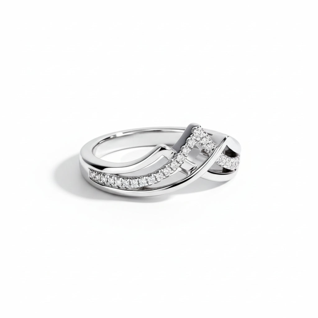Bague de Mariage Femme Moissanite D Color VVS1 - Liv