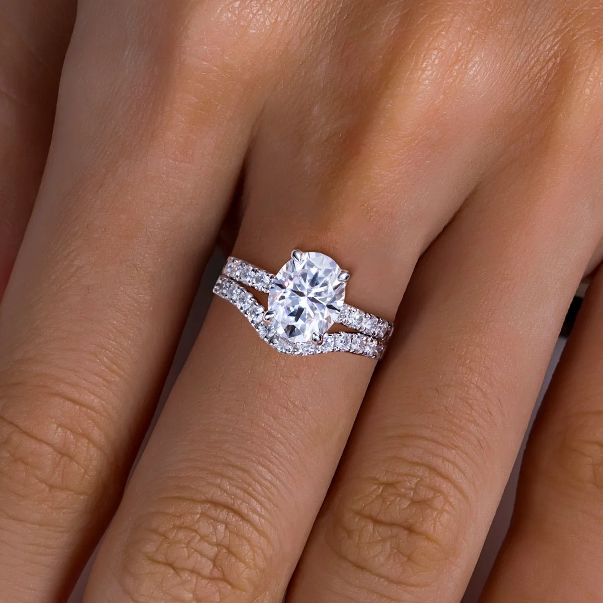 Bague de Fiançailles Femme Moissanite D Color VVS1 - Joy
