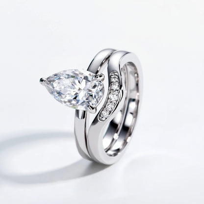 Bague de Fiançailles Moissanite D Color VVS1 - Aude