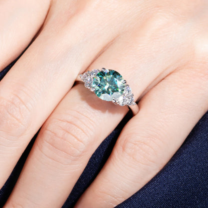 Bague de Fiançailles Moissanite D Color VVS1 - Soline