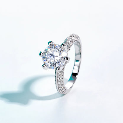Bague de Fiançailles Moissanite D Color VVS1 - Zoe