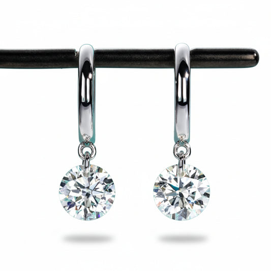 Boucles D'oreilles en Moissanite D Color VVS1 - Lilo