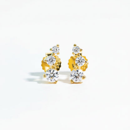 Boucles D'oreilles Femme Moissanite D Color VVS1 - Siloé