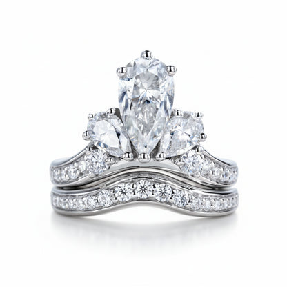 Bague de Fiançailles Moissanite D Color VVS1 - Anaya