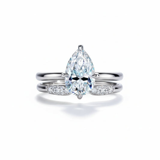 Bague de Fiançailles Femme Moissanite D Color VVS1 - Audrey