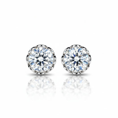 Boucles D'oreilles Clou Moissanite D Color VVS1 - Automne