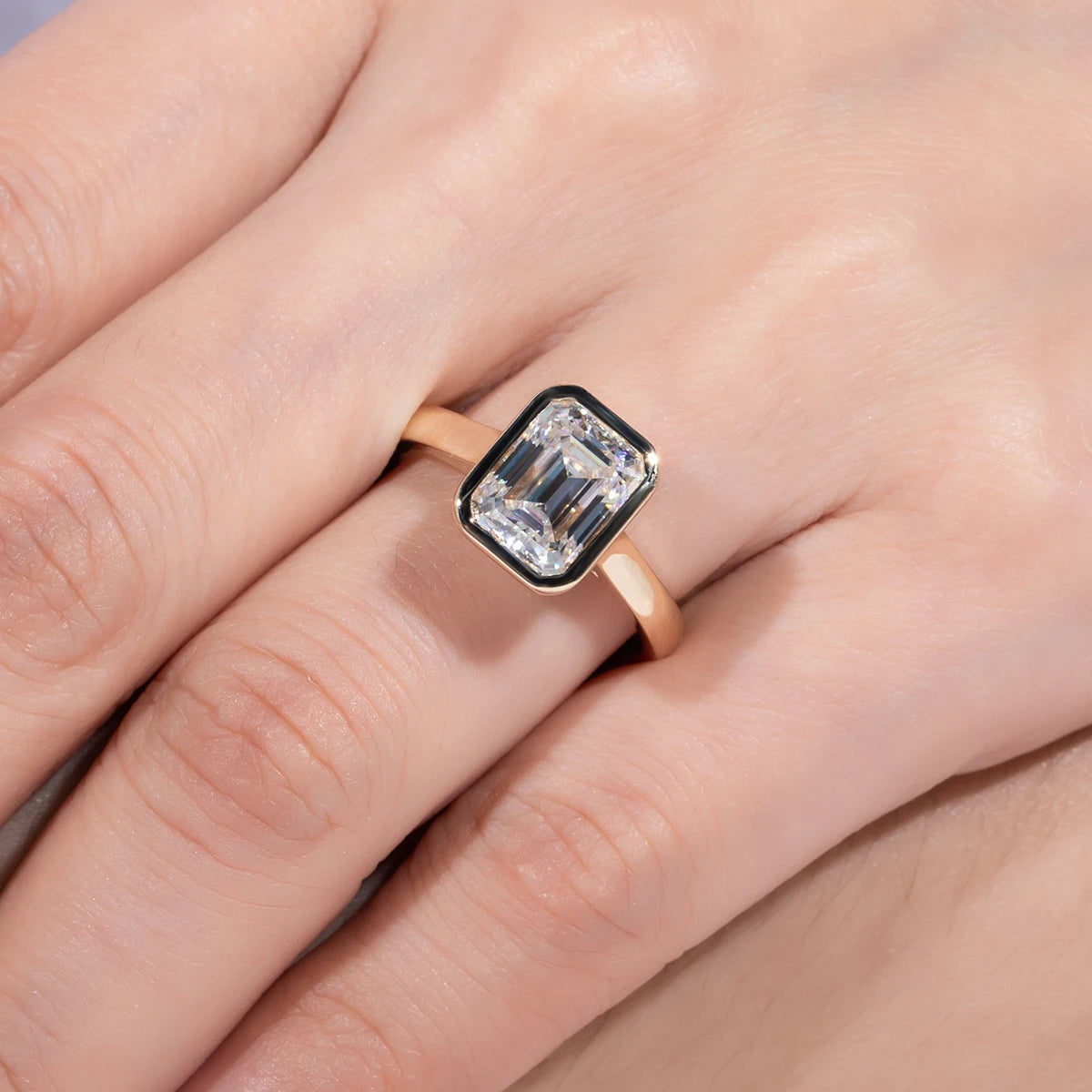 Bague de Fiançailles Femme Moissanite D Color VVS1 - Romy