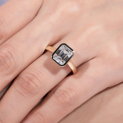Bague de Fiançailles Femme Moissanite D Color VVS1 - Romy