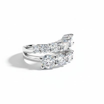 Alliance de Mariage Femme Moissanite D Color VVS1 - Diane