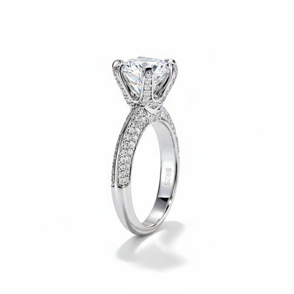 Bague de Fiançailles Moissanite D Color VVS1 - Zoe