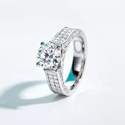 Bague de Fiançailles Femme Moissanite D Color VVS1 - Amabel