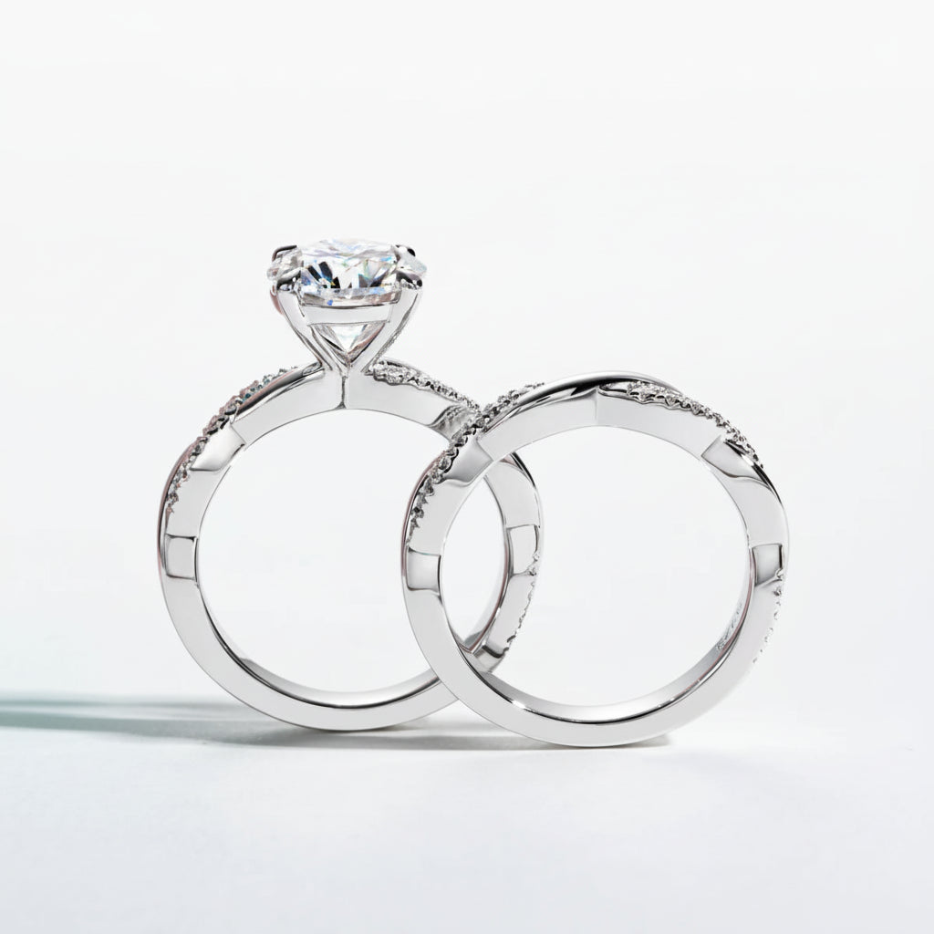 Bague de Fiançailles Femme Moissanite D Color VVS1 - Aïnoa