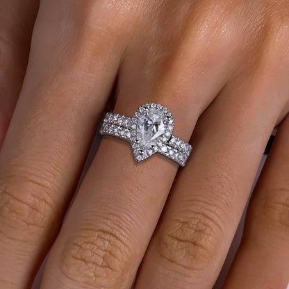 Bague de Fiançailles Femme Moissanite D Color VVS1 - Paolina