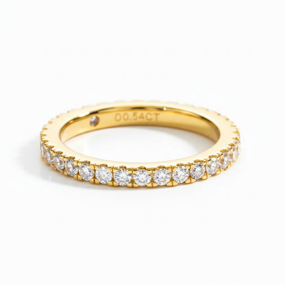 Alliance de Mariage Femme Moissanite D Color VVS1 - Camille