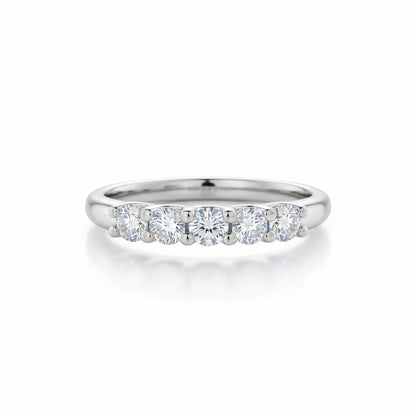 Alliance Mariage Moissanite D Color VVS1 - Léna