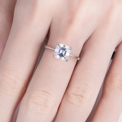 Bague de Fiançailles Moissanite D Color VVS1 - Artémis