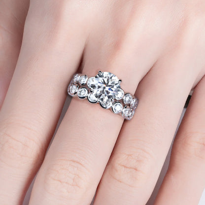 Bague de Mariage Moissanite D Color VVS1 - Tess