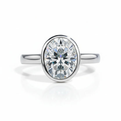 Bague de Fiançailles Femme Moissanite D Color VVS1 - Charlotte