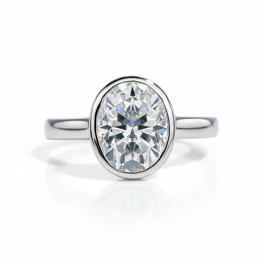 Bague de Fiançailles Femme Moissanite D Color VVS1 - Charlotte