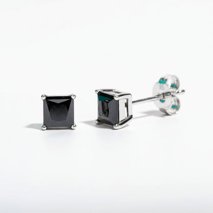 Boucles D'oreilles Princesse Moissanite D Color VVS1 - Andrea