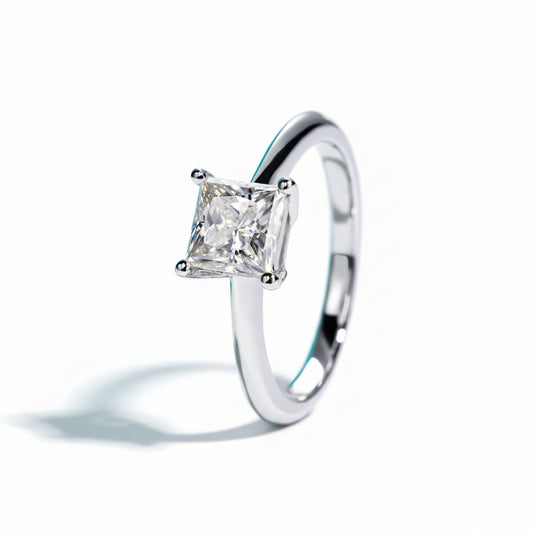 Bague de Fiançailles Moissanite D Color VVS1 - Dahlia
