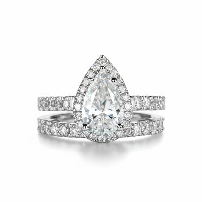 Bague de Fiançailles Femme Moissanite D Color VVS1 - Paolina