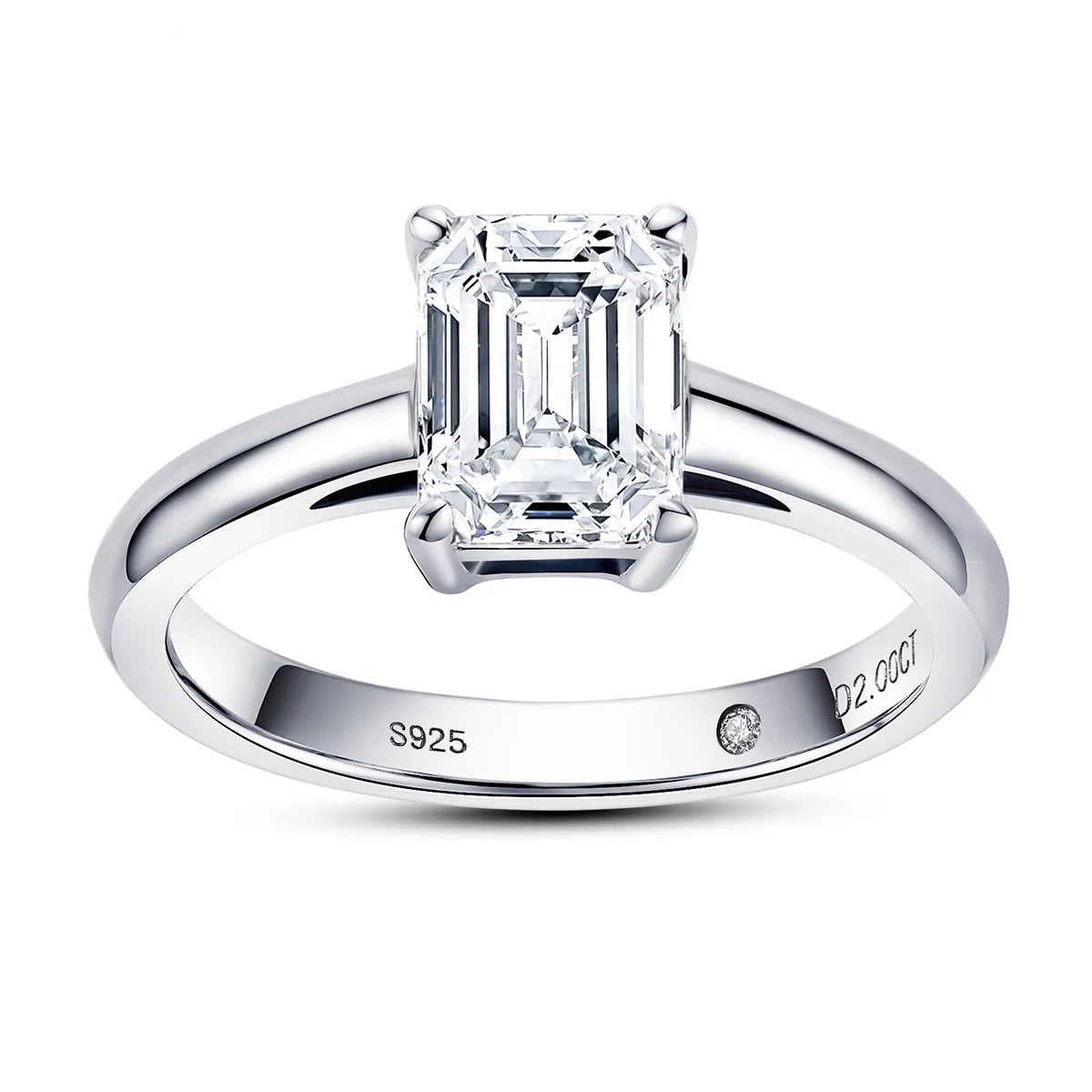 Bague de Fiançailles Femme Moissanite D Color VVS1 - Margaux