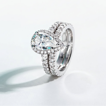 Bague de Fiançailles Femme Moissanite D Color VVS1 - Paolina