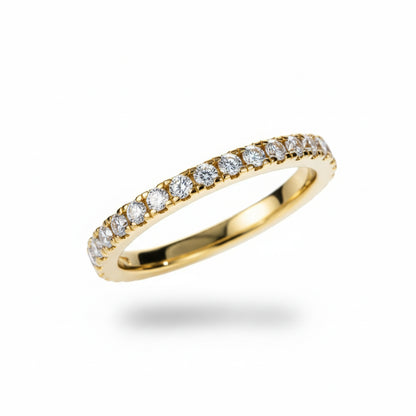 Alliance de Mariage Femme Moissanite D Color VVS1 - Camille
