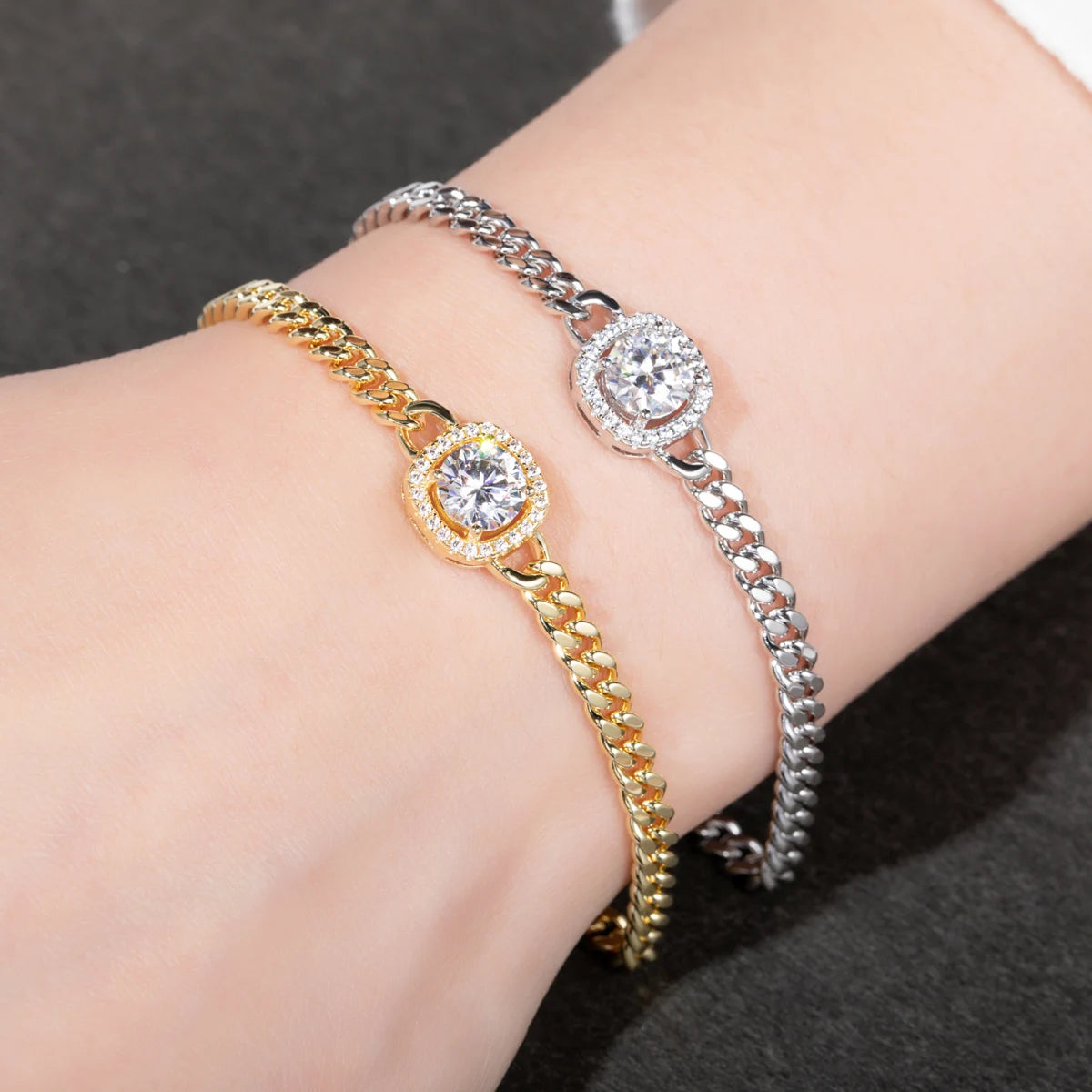 Bracelets Femme Moissanite D Color VVS1 - Sora