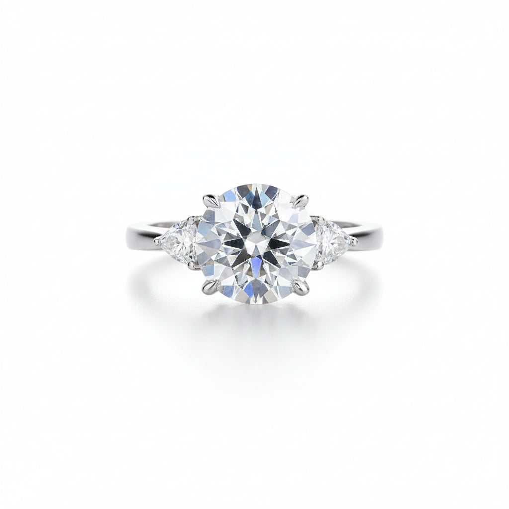Bague de Fiançailles Moissanite D Color VVS1 - Aglaia