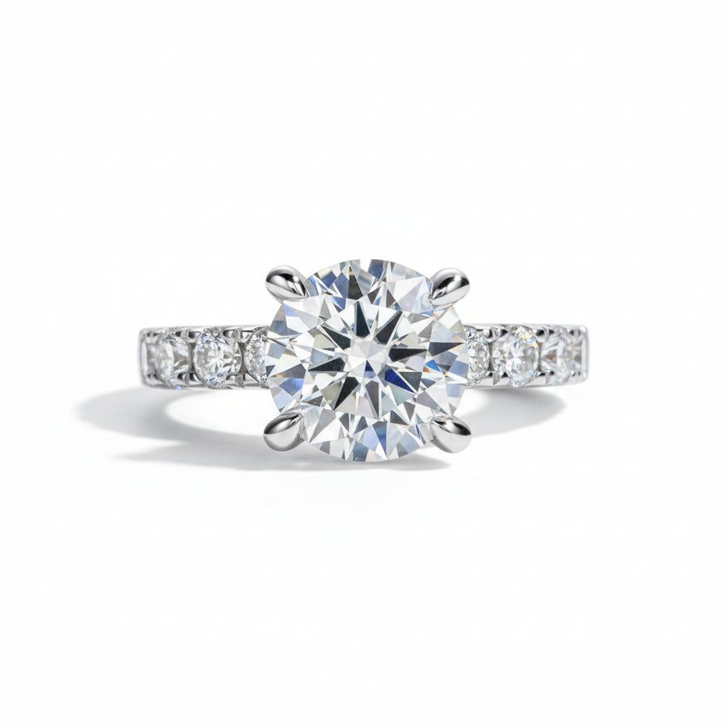 Bague de Fiançailles Femme Moissanite D Color VVS1 - Alix