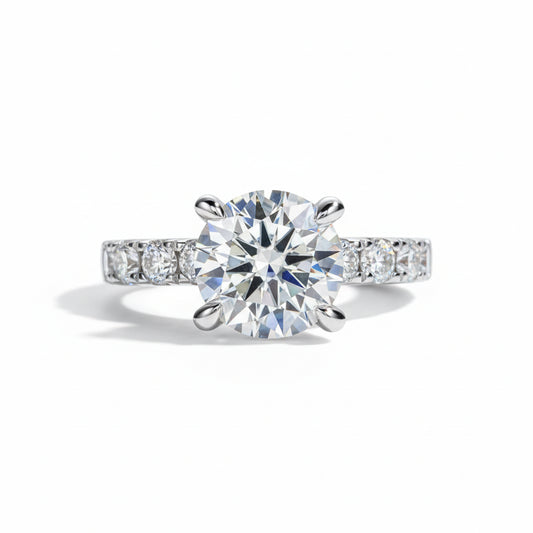 Bague de Fiançailles Femme Moissanite D Color VVS1 - Alix