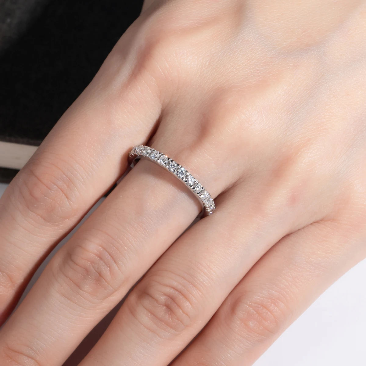 Bague Mariage Moissanite D Color VVS1 - Constance