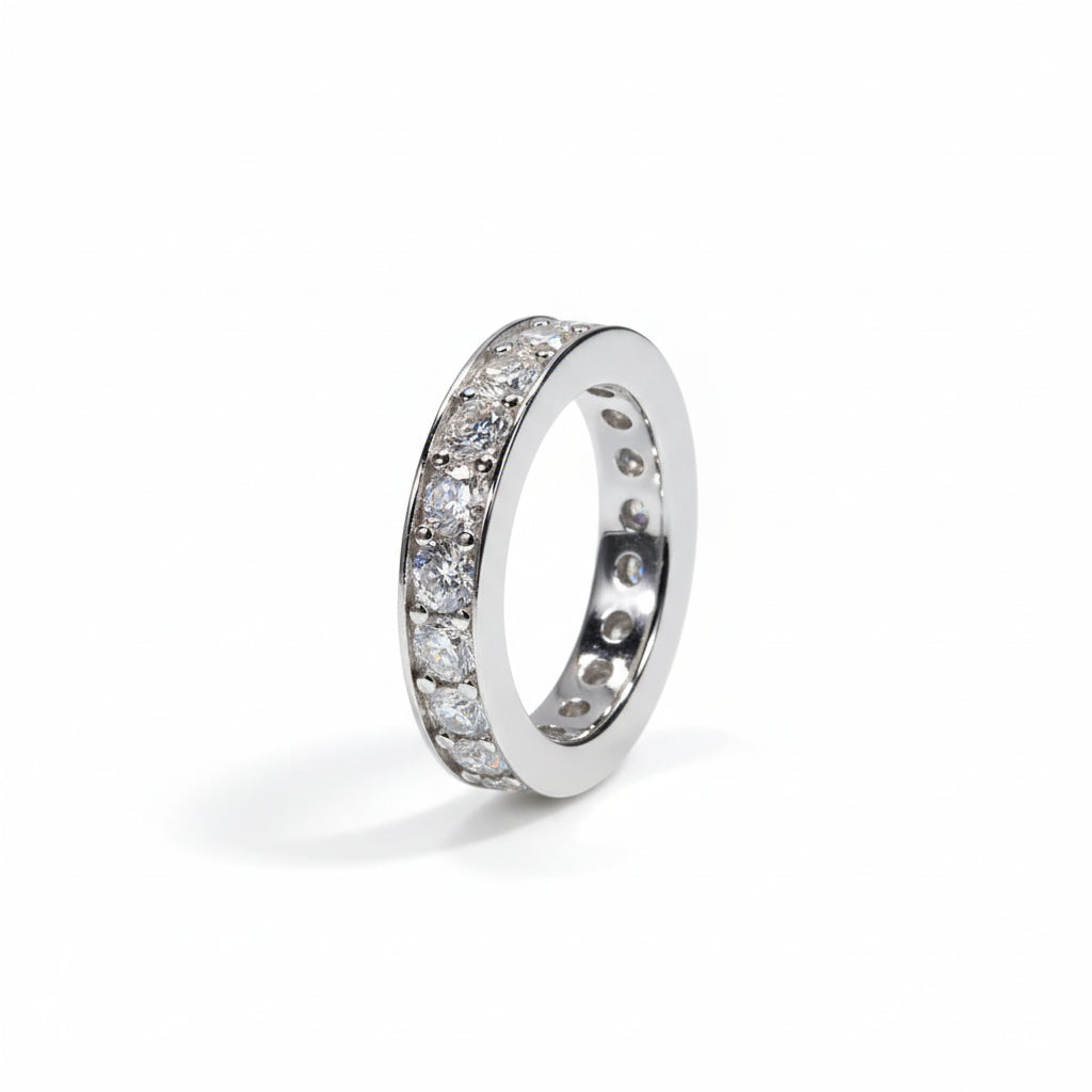 Bague de Mariage Femme Moissanite D Color VVS1 - Inès