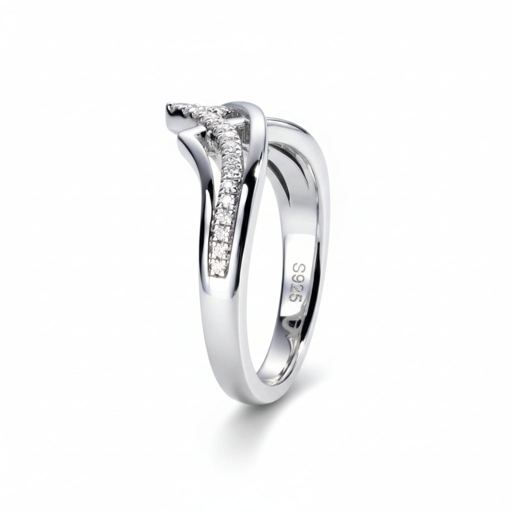 Bague de Mariage Femme Moissanite D Color VVS1 - Liv