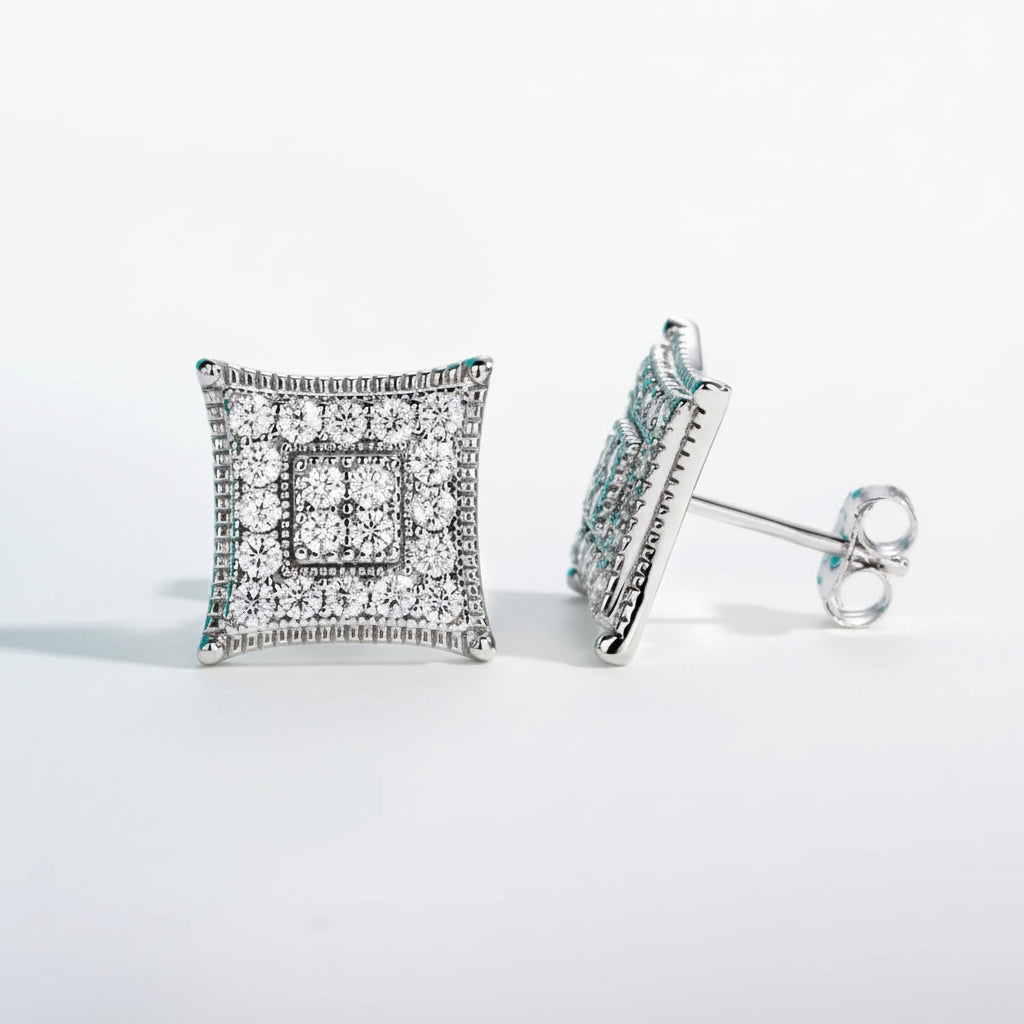 Boucles D'oreilles Moissanite D Color VVS1 - Erell