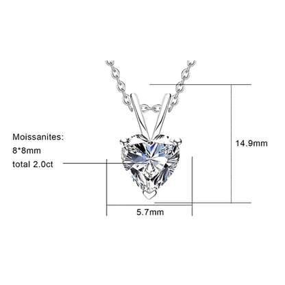 Colliers Moissanite D Color VVS1 - Sibylle