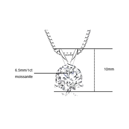 Pendentifs Moissanite D Color VVS1 - Cassandre